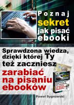 okładka - książka, ebook Poznaj sekret jak pisać ebooki