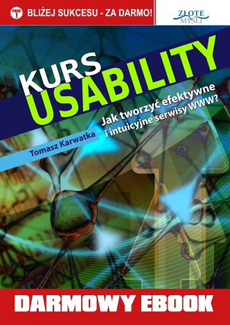 Okładka książka, ebook Kurs usability
