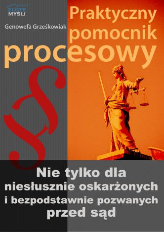 Okładka książka, ebook Praktyczny pomocnik procesowy