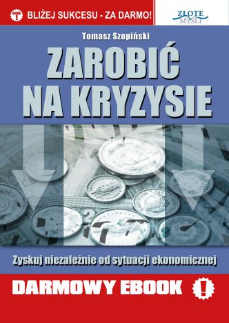 Okładka książka, ebook Zarobić na kryzysie