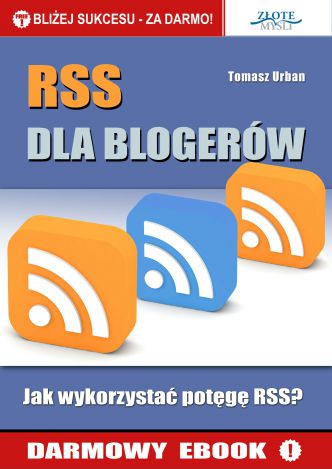 Okładka książka, ebook RSS dla blogerów