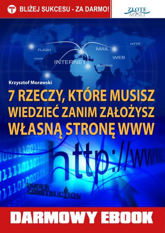Okładka książka, ebook 7 rzeczy, które musisz wiedzieć, zanim założysz własną stronę www
