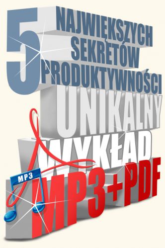 Okładka książka, ebook 5 największych sekretów produktywności