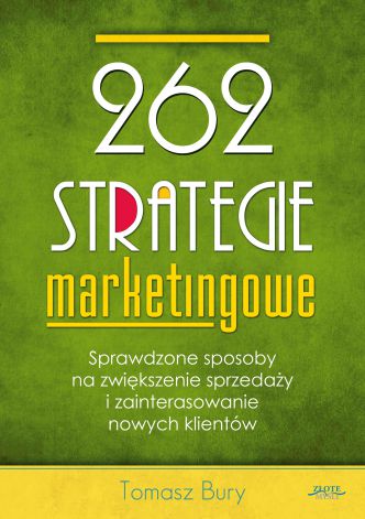 Okładka książka, ebook 262 strategie marketingowe